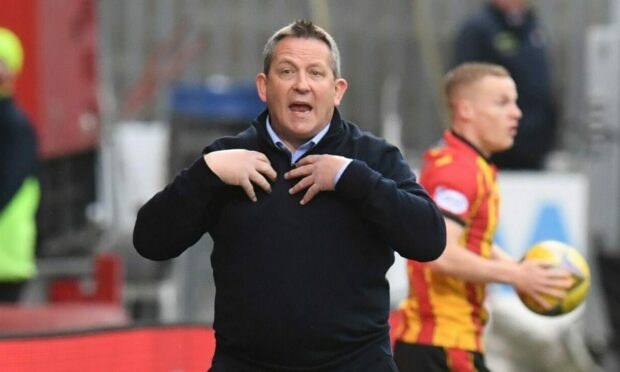 Inverness head coach Billy Dodds.