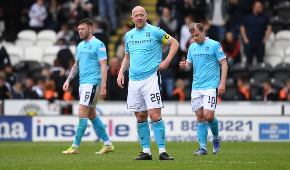 Dundee were relegated from the Premiership this season