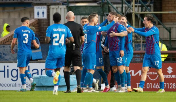 Caley Thistle are facing St Johnstone again tonight in a final effort to get back to the top flight.