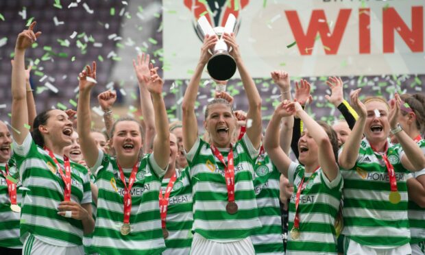SWPL Cup holders Celtic were dumped out of this year's competition by Spartans. Image: Craig Foy/SNS Group.