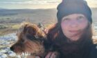 Nicole MacIntosh and her dog Watson, on Skye. Supplied by Nicole MacIntosh.