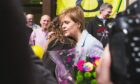 Nicola Sturgeon meets with campaigners at Eilidh Whiteford's campaign office in Fraserburgh in 2017. Picture by Jamie Ross.