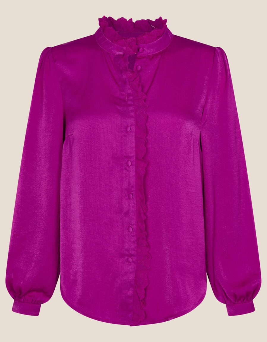 Royal Purple British Printed Blouse main image 1