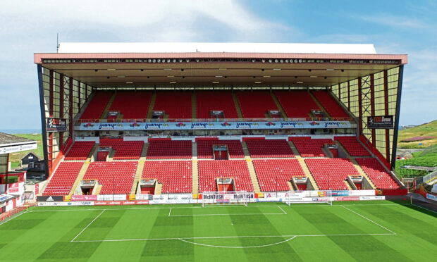 Pittodrie Stadium, Pittodrie Street, Aberdeen.  Picture by KENNY ELRICK