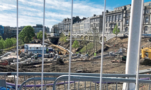 Union Terrace Gardens pictured by reader Dr Michael Taylor.