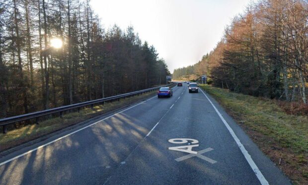 Police are currently dealing with an ongoing incident on the A9 Inverness to Aviemore road.