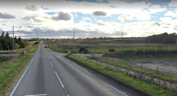 The road was closed for two hours following the crash. Supplied by Google.