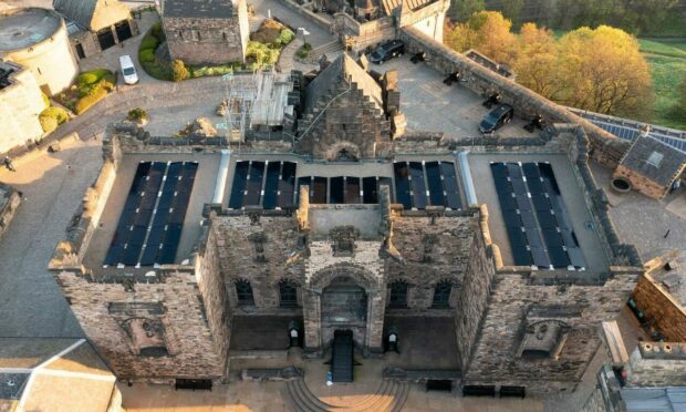 AES Solar installed solar panels on the roof on the Scottish National War Memorial within the grounds of Edinburgh Castle.