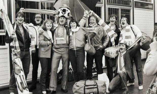 The fans were in party mood on the ferry to Sweden for Aberdeen's greatest night.