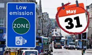 Aberdeen's low emission zone will officially start on May 21, 2022.