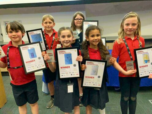 Avoch Primary School pupils won six engineering awards at Dundee University.