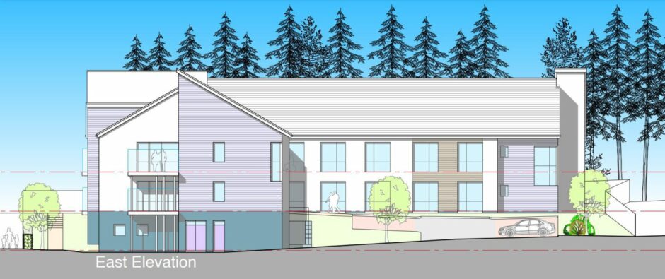 An artist impression of the proposed new Banchory care home