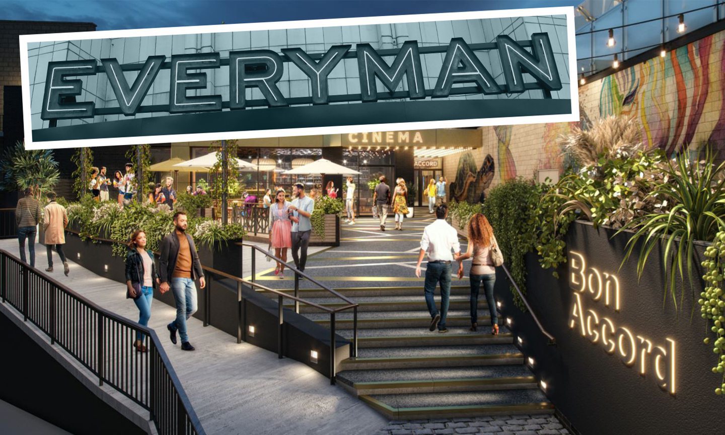 A design image showing how the new Everyman Cinema at the Bon Accord Centre in Aberdeen could look.