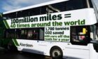 The 'world-first' hydrogen bus that made its debut in Aberdeen has passed a collective one million miles in service, according to its manufacturer Wrightbus.