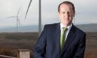 CEO of ScottishPower Renewables Keith Anderson.  Photographed at Whitelee Wind Farm.
Pictures by Chris James 2/5/12.