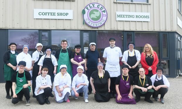 Food for thought: The Fly Cup in Inverurie is run by adults with learning disabilities.
Picture by Chris Sumner