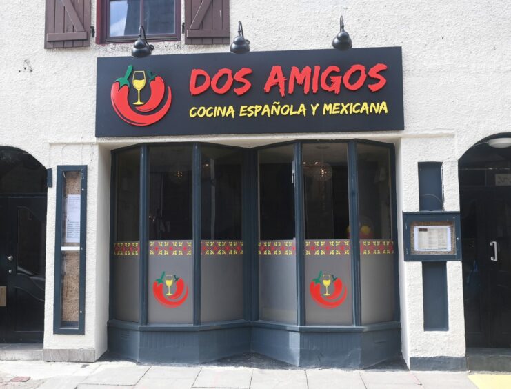 Dos Amigos is on Justice Mill Lane in Aberdeen city centre.