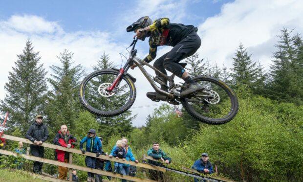 Mercedes-Benz UCI MTB World Cup event in Fort William. Picture by Jane Barlow/PA Wire