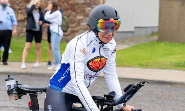Christina Mackenzie is aiming to make history for a second time as she aims to become the fastest woman to cycle the NC500. Picture by JASPERIMAGE