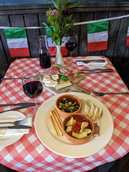 Italian restaurant in Aberdeen, La Locanda serves antipasti