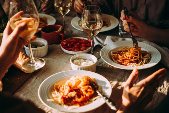 People having dinner: La Locanda is newest Italian restaurant in Aberdeen