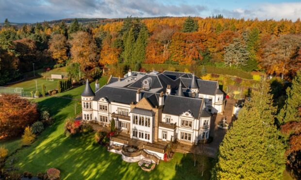 EXCLUSIVE: Stewart Milne’s £7.5m Aberdeen home complete with swimming pool, tennis court and boating lake hits the market