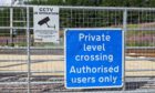 Network Rail took the decision to restrict access to Ben Alder level crossing in Dalwhinnie on the grounds of public safety,