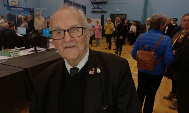 Donnie MacMillan at the Argyll and Bute Council count.