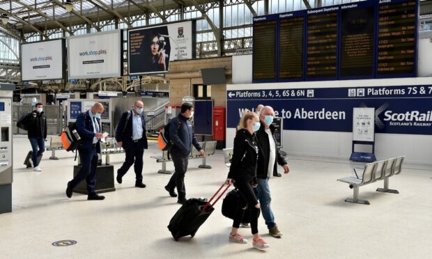 Commuters travelling through Aberdeen described how the new timetable was affecting their travel. Picture by Darrell Benns.