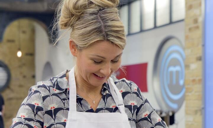 Sarah made it through to the next round despite some scares in the kitchen.