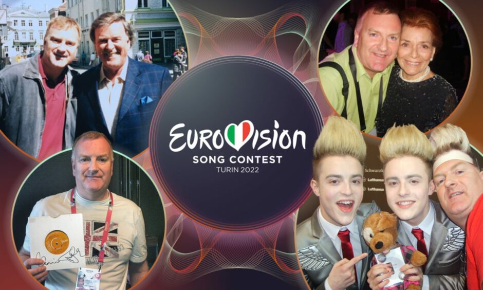 Kevin Sherwin, who has travelled more than 40,000 miles to attend the Eurovision Song Contest since 1994.