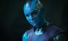 Karen Gillan as Nebula in Guardians of the Galaxy. Image: Jay Maidment ©Marvel 2014