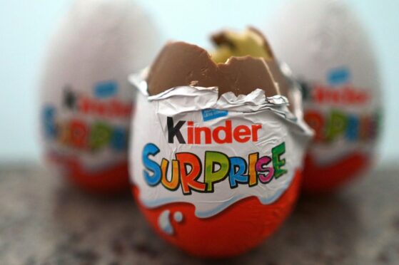 Kinder products linked to a salmonella outbreak are still being found on Scottish shelves. Victoria Jones/PA Wire
