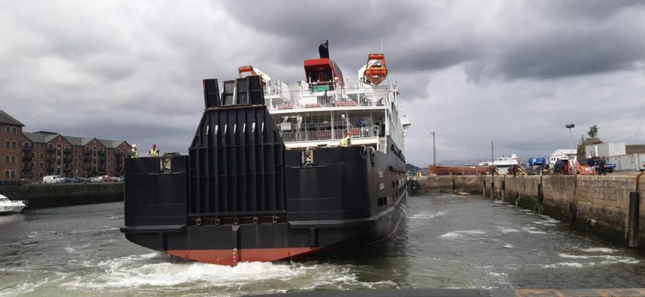 MV Hebrides ferry.