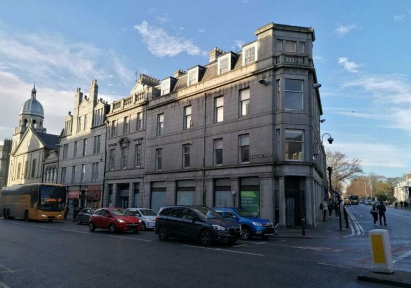 This Holburn Street building has been empty since July 2019.