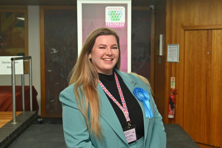 Councillor for Elgin North Amber Dunbar