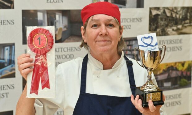 Winner of the Tattie Scone contest - Donna Cunningham.
Picture by Jason Hedges.