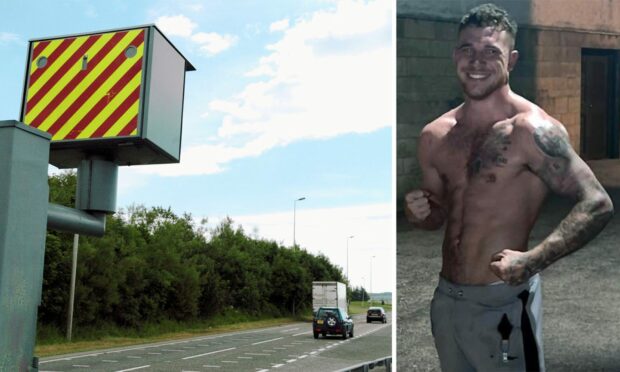 Jake Daley hit speeds of 100mph on the A96 near Inverurie.