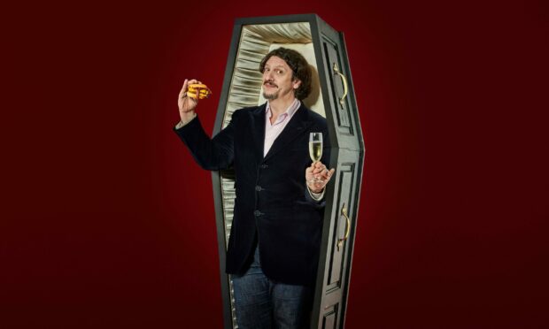 Jay Rayner's event My Last Supper in Braemar marks the second Scottish date for his show. Supplied by St Margaret's Braemar