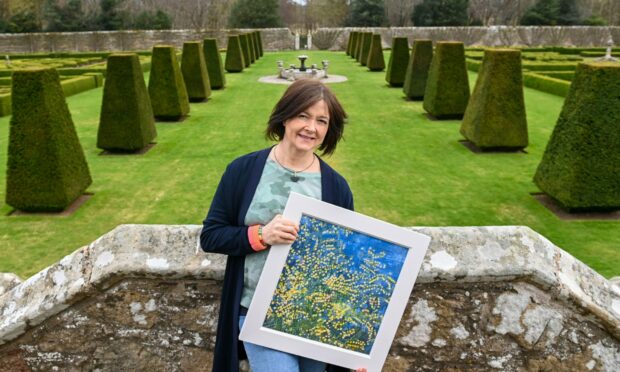 Jane Keenan is the artist in residence for Pitmedden Gardens & Museum of Farming Life.