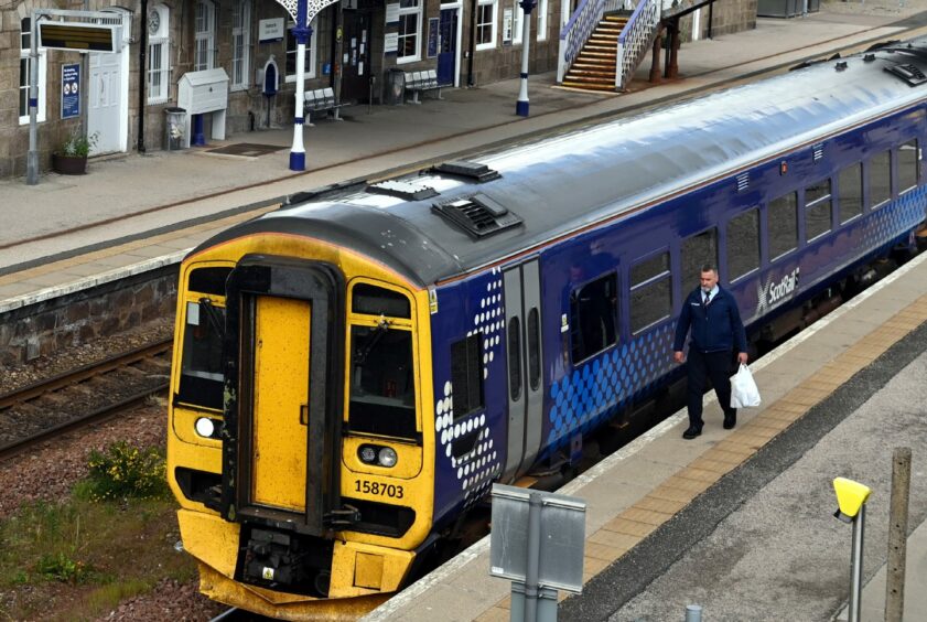 A ScotRail train