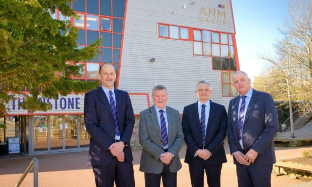 From left - Dave Green, Mike Macaulay, Grant Rogerson and Stuart Stephen.