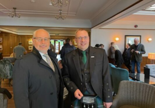 Bundestag MP Georg Kippels (left) and Global Scot Stefan Simmnacher.