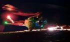 Picture shows; Rescue helicopter 151. Braeriach, Cairngorms. Supplied by Cairngorms Mountain Rescue