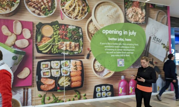 Itsu Aberdeen prepares to open in Union Square. Supplied by Callum Main