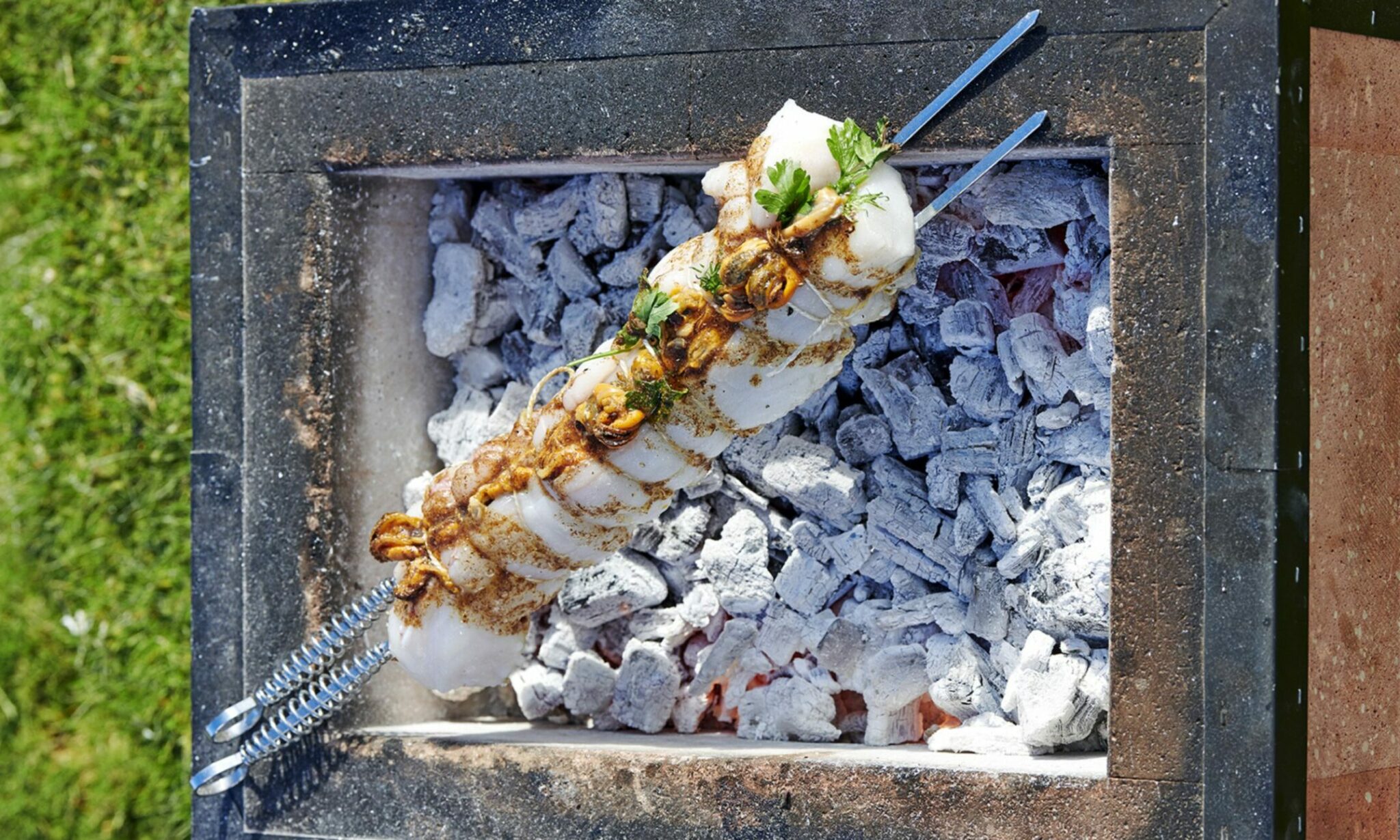 James Martin's monkfish and mussels with tomato and ginger sauce
