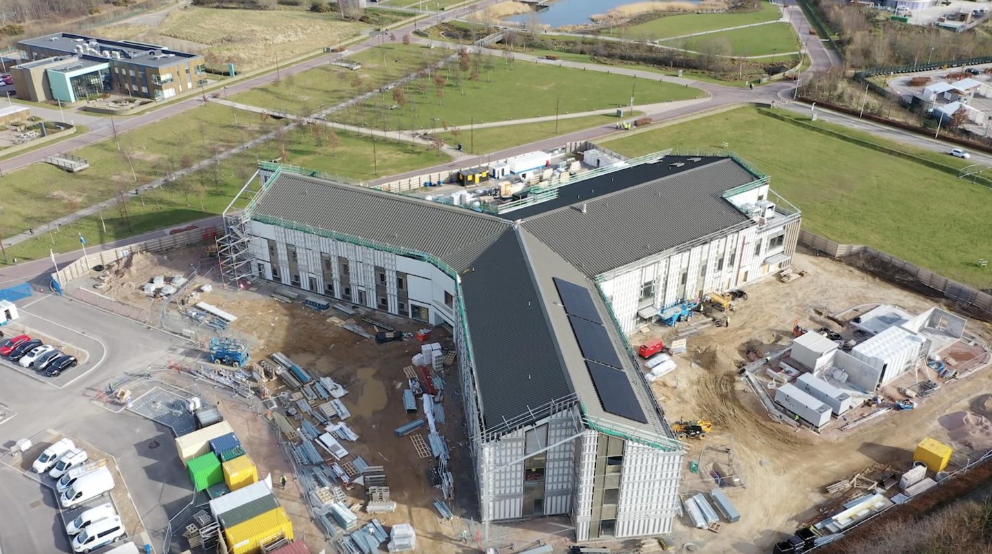 The National Treatment Centre Highland at Inverness Campus, pictured in March, is scheduled to open to patients by the end of the year. 