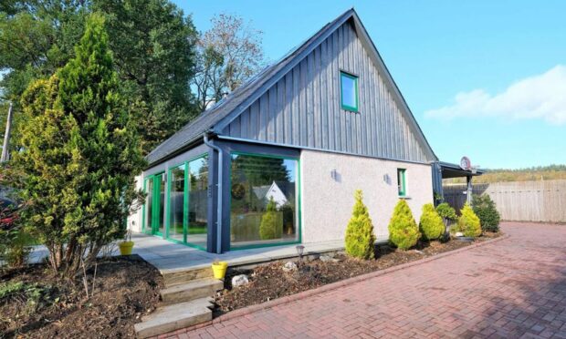 Lag Na Sithe at Ballogie, Aboyne, was designed by its current owners and a lift means its two floors are fully accessible.