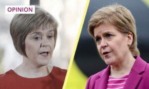 Nicola Sturgeon when her time as first minister began in 2014, and in 2022