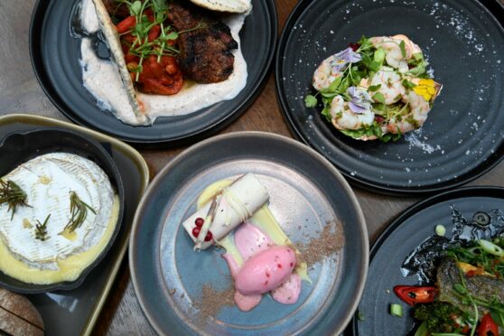 Some of the dishes from The Albyn.